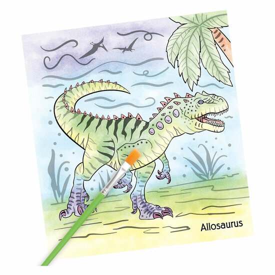 Dino World Waterverf Boek