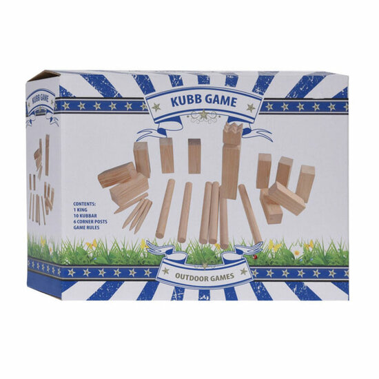 Kubb Set Hout FSC, 21dlg.