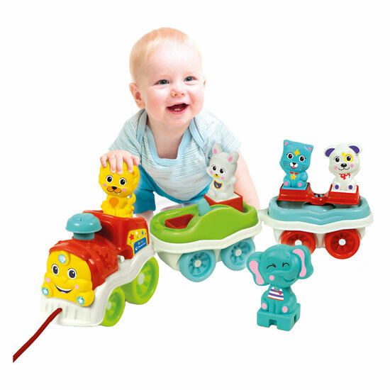 Clementoni Baby Dierentrein Interactief 3in1