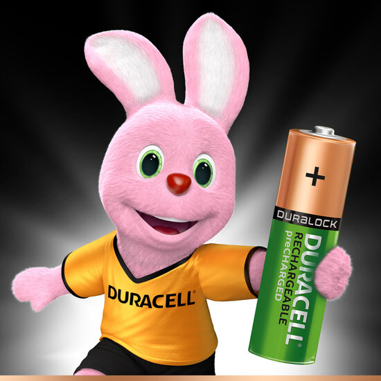 Oplaadbare Batterijen Duracell Rechargeable NimH Stay Charged AA/HR6 2500mAh, 4st.