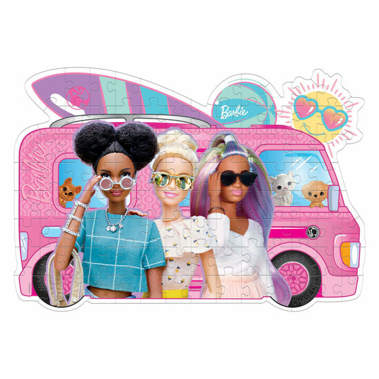 Clementoni Legpuzzel Super Color - Barbie Surfbus,104st.