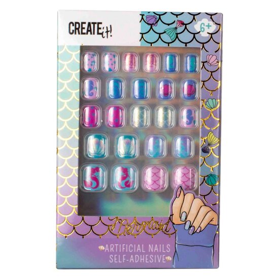 Create it! Mermaid Kunstnagels Zelfklevend