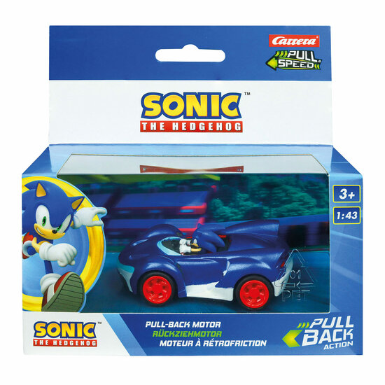 Carrera Pull Back Auto Team Sonic Racing - Sonic Speed Star