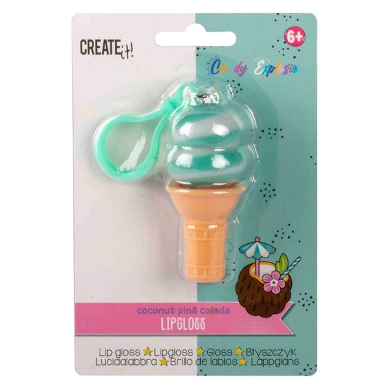 Create It! Candy Explosion Lipgloss Ijsje Sleutelhanger