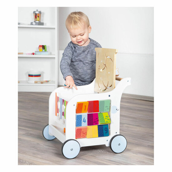 Small Foot - Houten Baby Walker Loopwagen Bloemen