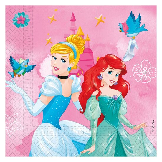 Papieren Servetten FSC Disney Princess Live Your Story, 20st.