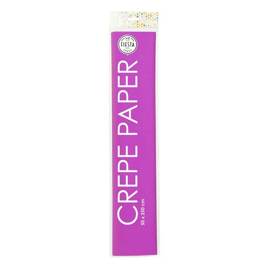 Crepepapier Violet, 50x250cm