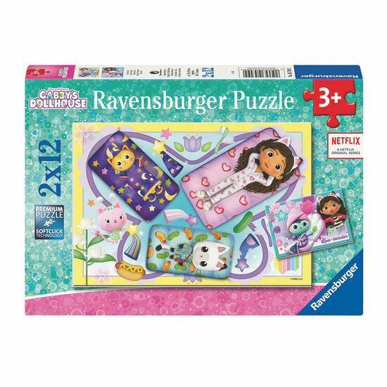 Ravensburger Gabby&#039;s Poppenhuis Legpuzzel, 2x12st.