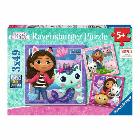 Ravensburger Gabby&#039;s Poppenhuis Legpuzzel, 3x49st.