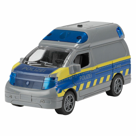 Cars &amp; Trucks Frictie Politiebusje (DE) met Licht en Geluid