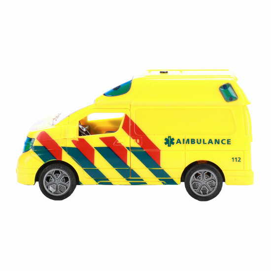 Cars &amp; Trucks Frictie Ambulance (NL) met Licht en Geluid