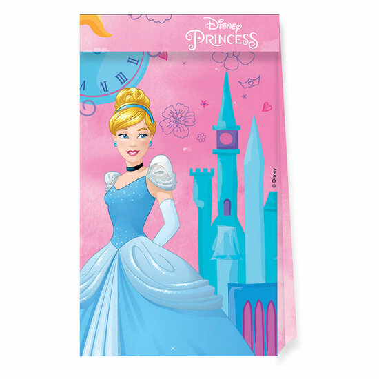 Papieren Feestzakjes FSC Disney Princess Live Your Story, 4st.