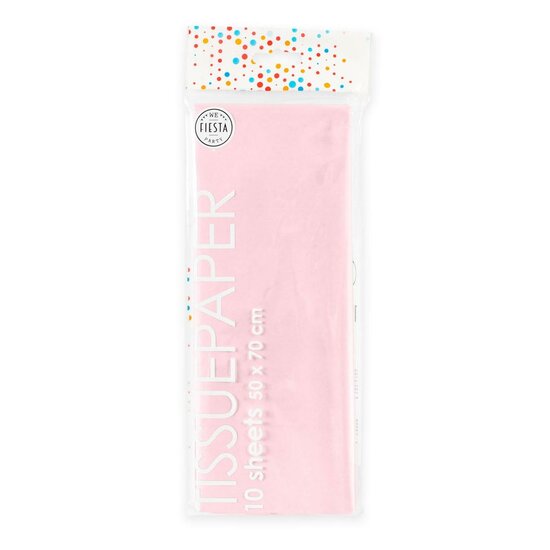 Tissuepapier 10 Vellen Baby Roze, 50x70cm