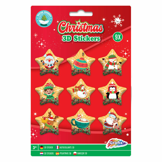 3D Stickers Kerst