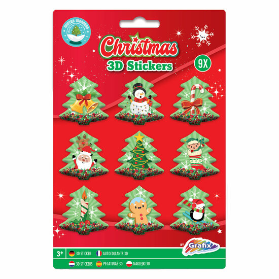 3D Stickers Kerst