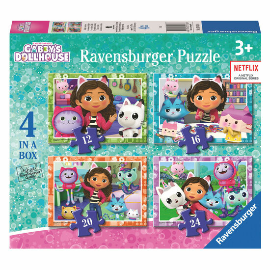Ravensburger Gabby&#039;s Poppenhuis Legpuzzel 4in1