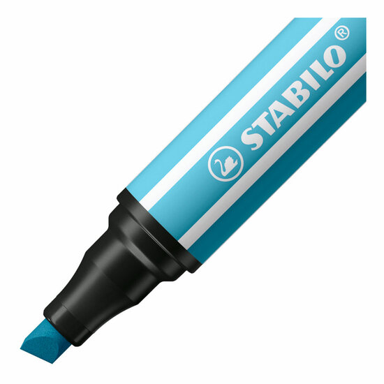 STABILO Pen 68 MAX ARTY - Viltstift Met Dikke Beitelpunt - Set 12 Stuks