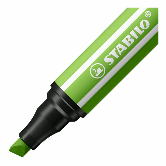 STABILO Pen 68 MAX ARTY - Viltstift Met Dikke Beitelpunt - Set 18 Stuks