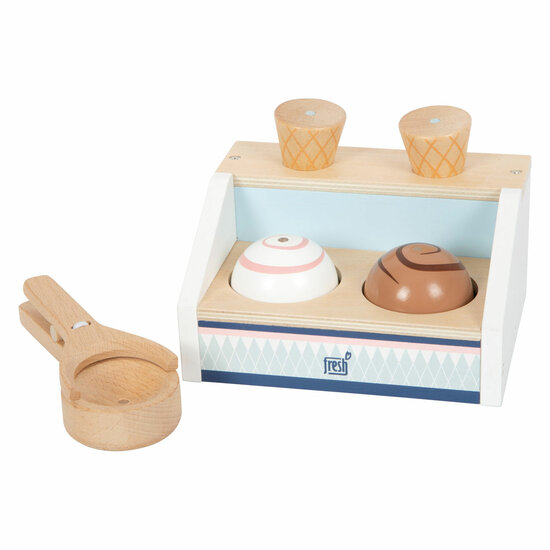 Small Foot - Houten Compacte Ijskraam Fresh, 6dlg.