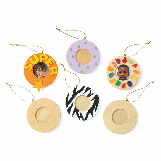 Versier je eigen Houten Fotolijst Hanger, Set van 12 stuks