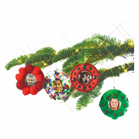 Versier je eigen Houten Fotolijst Hanger, Set van 12 stuks