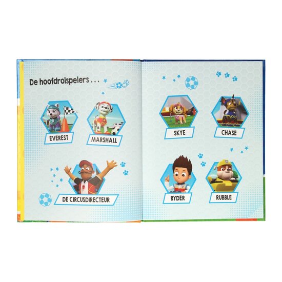 Voorleesboek De Puppsen Redden een Sportwedstrijd PAW Patrol