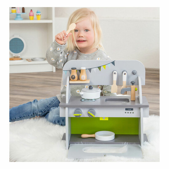 Small Foot - Houten Speelkeuken Compact, 9dlg.