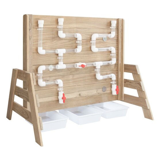 Houten Water Speelmuur 2-zijdig