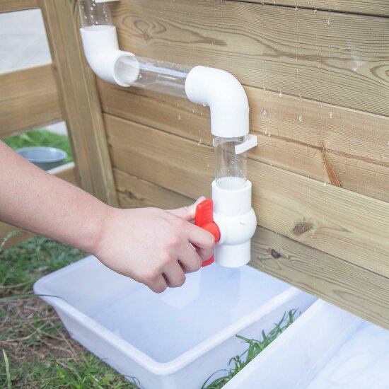 Houten Water Speelmuur 2-zijdig