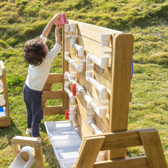Houten Water Speelmuur 2-zijdig