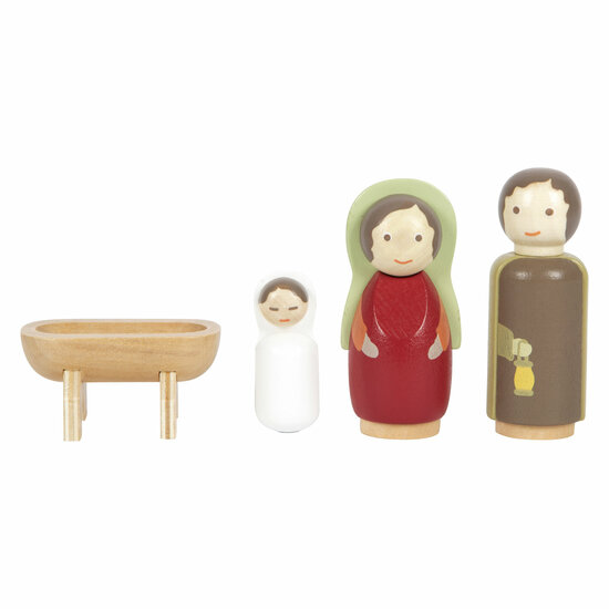 Small Foot - Houten Kerstkribbe Speelset