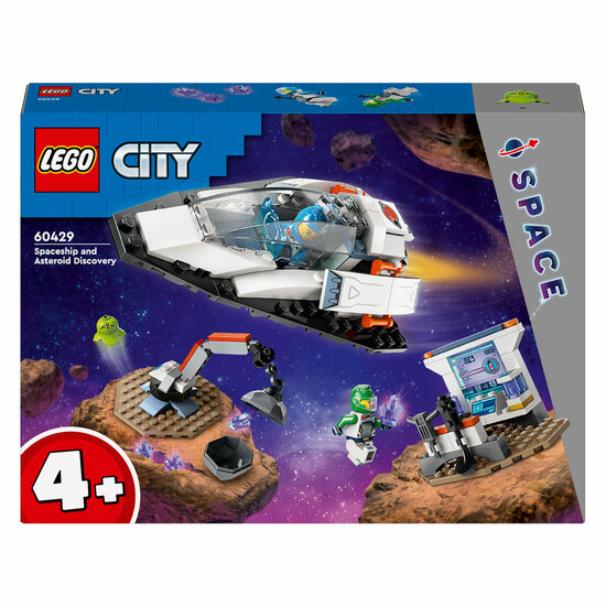 LEGO City 60429 Ruimteschip en Ontdekking Van Asteroide