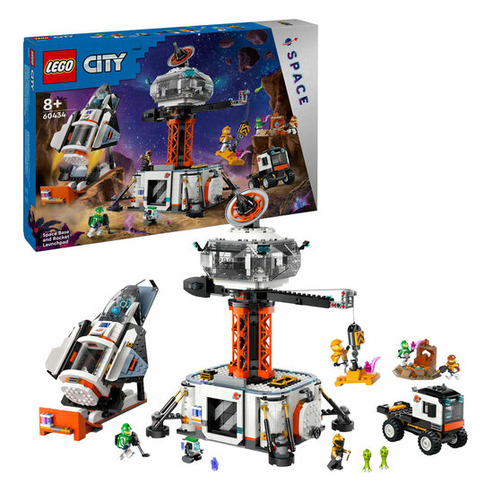 LEGO City 60434 Ruimtebasis en Raketlanceringsplatform