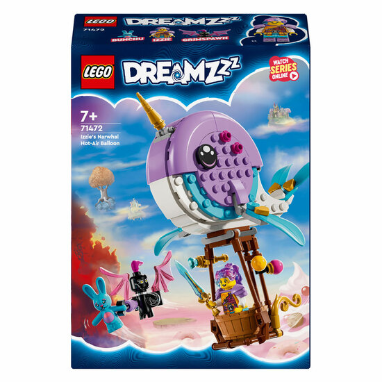 LEGO DREAMZzz 71472 Izzie&#039;s Narwal-Luchtballon
