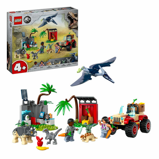 LEGO Jurassic World 76963 Reddingscentrum Voor Babydinosaurussen