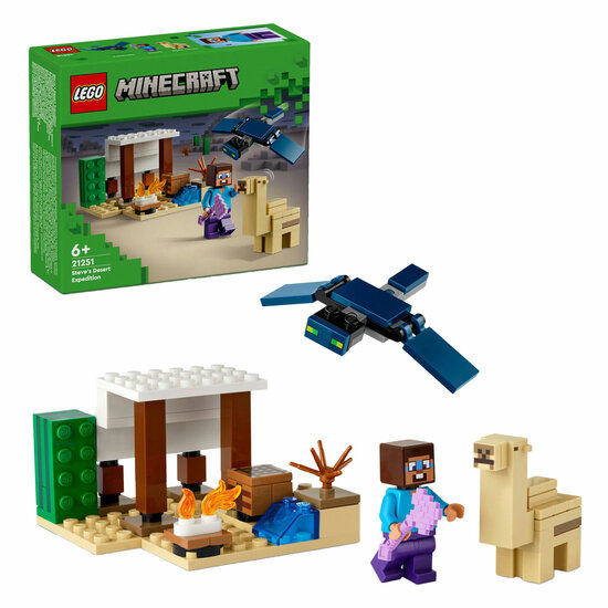 LEGO Minecraft 21251 Steve&#039;s Woestijnexpeditie