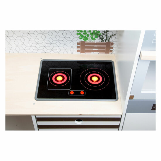 Small Foot - Houten Modulaire Speelkeuken XL Wit, 9dlg.