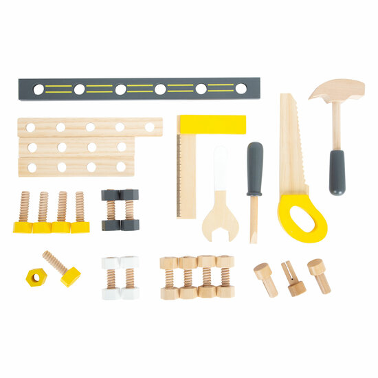 Small Foot - Houten Werkbank Compact Miniwob, 34dlg.