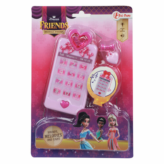 Princess Friends Mobiele Speelgoedtelefoon Roze