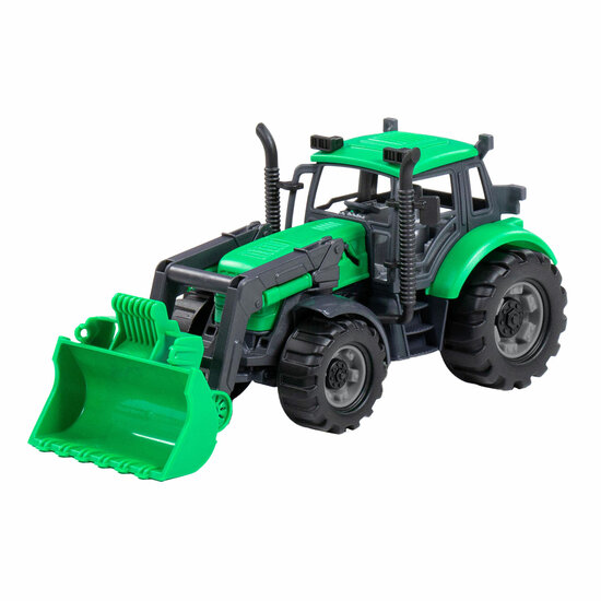 Cavallino Tractor met Shovel Groen, Schaal 1:32