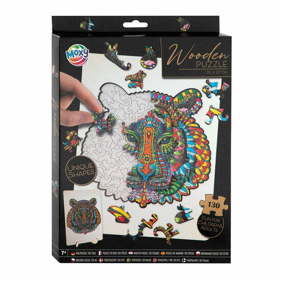 Houten Legpuzzel Tijger 130st.