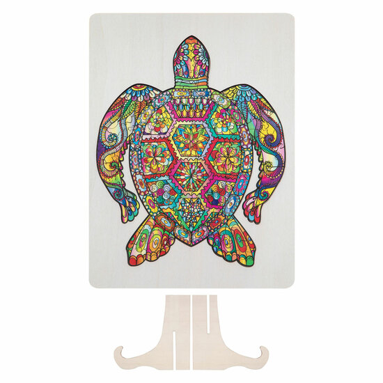 Houten Legpuzzel Schildpad, 130st.