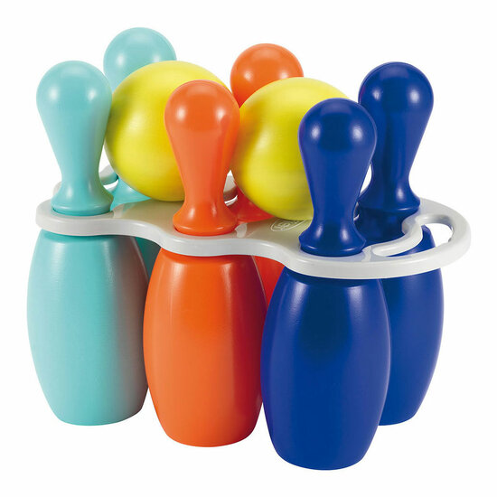 Ecoiffier Bowlingset met 2 Ballen - 8dlg.