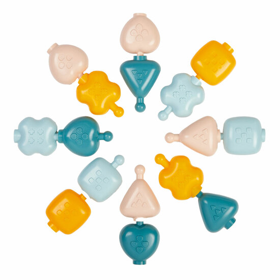 Ecoiffier bb Abrick Motoriekkralen Bouwspeelset - 16dlg.