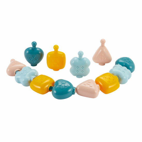 Ecoiffier bb Abrick Babyspeelgoed 4in1 Speelset in Opbergbox - 41dlg.