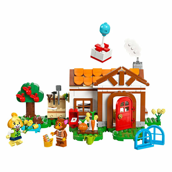 LEGO Animal Crossing 77049 Isabelle op Visite