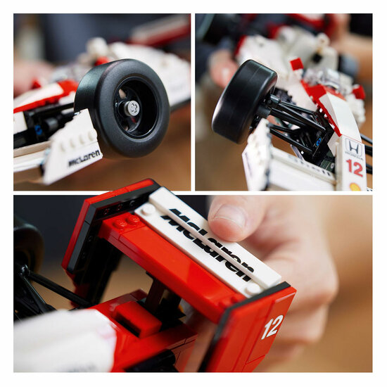 LEGO ICONS 10330 McLaren MP4/4 en Ayrton Senna