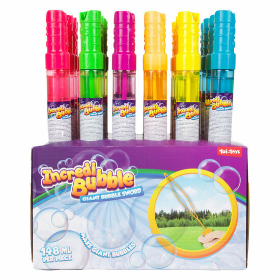 Incredibubble Bellenblaaszwaard 148ml, 24st.