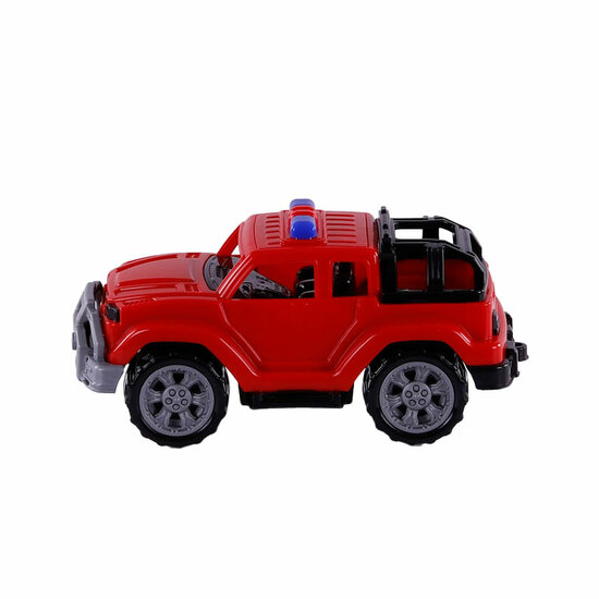 Cavallino Trendy Jeep Rood, 22cm