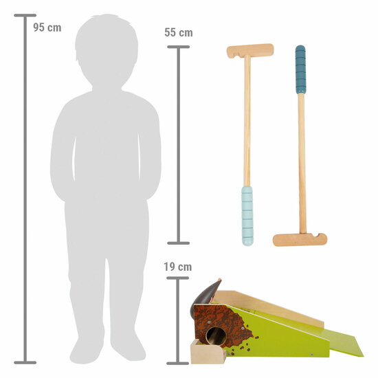 Small Foot - Houten Minigolfset Mol voor Kinderen